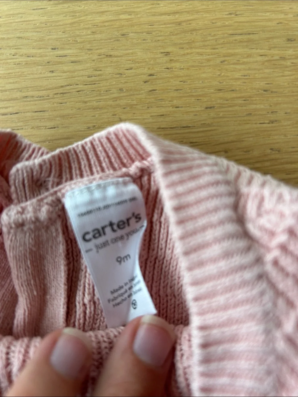 Carter's Light Pink Knit Two-Piece Top & Bloomer Set
